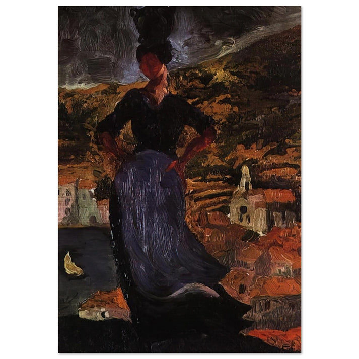 PORTRAIT OF HORTENSIA - Salvador Dali Brushed Aluminum Print - 70x100 cm / 28x40 inches | Salvador Dali Aluminum Print | Salvador Dali Prints