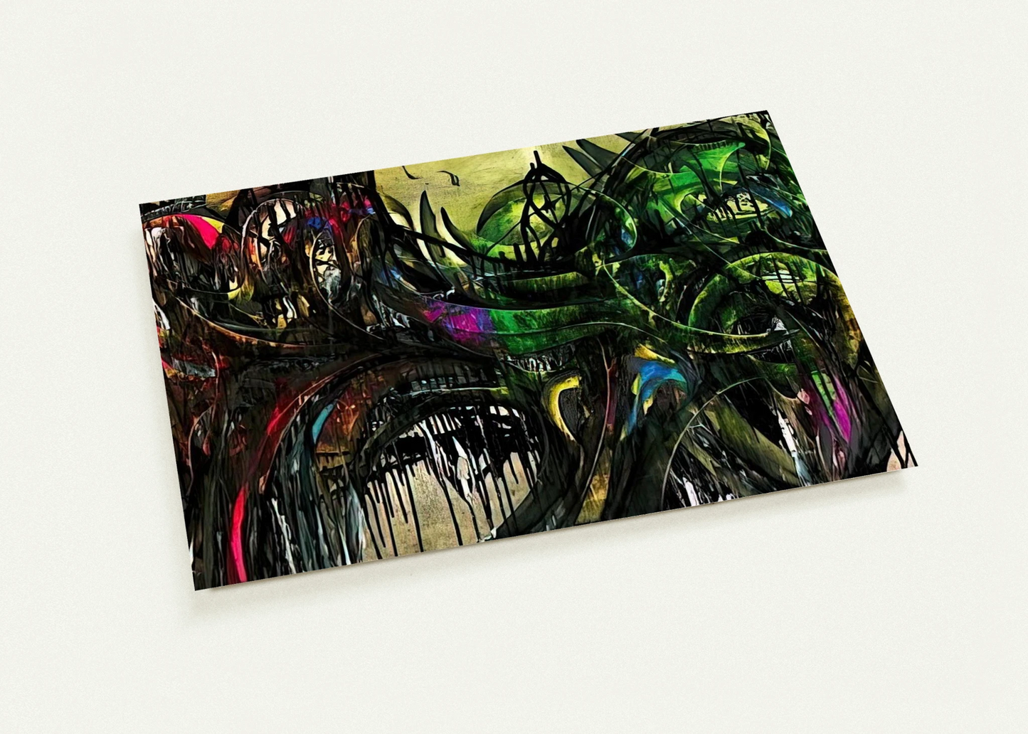 Peinture - 1955 By Simon Hantai Pack of 10 Post Cards | Simon Hantai Post Cards | A6 (10.5 x 14.8 cm) - 4.1 x 5.8 inches