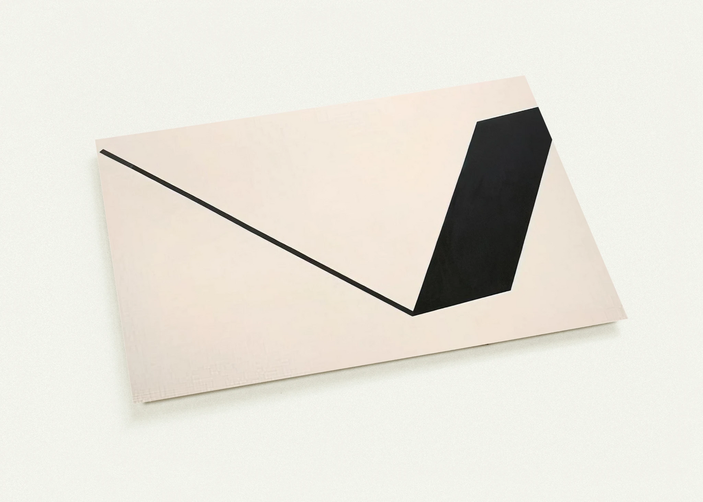 Big Space - Black Line - 1990 By Leon Polk Smith Pack of 10 Post Cards | Leon Polk Smith Post Cards | A6 (10.5 x 14.8 cm) - 4.1 x 5.8 inches