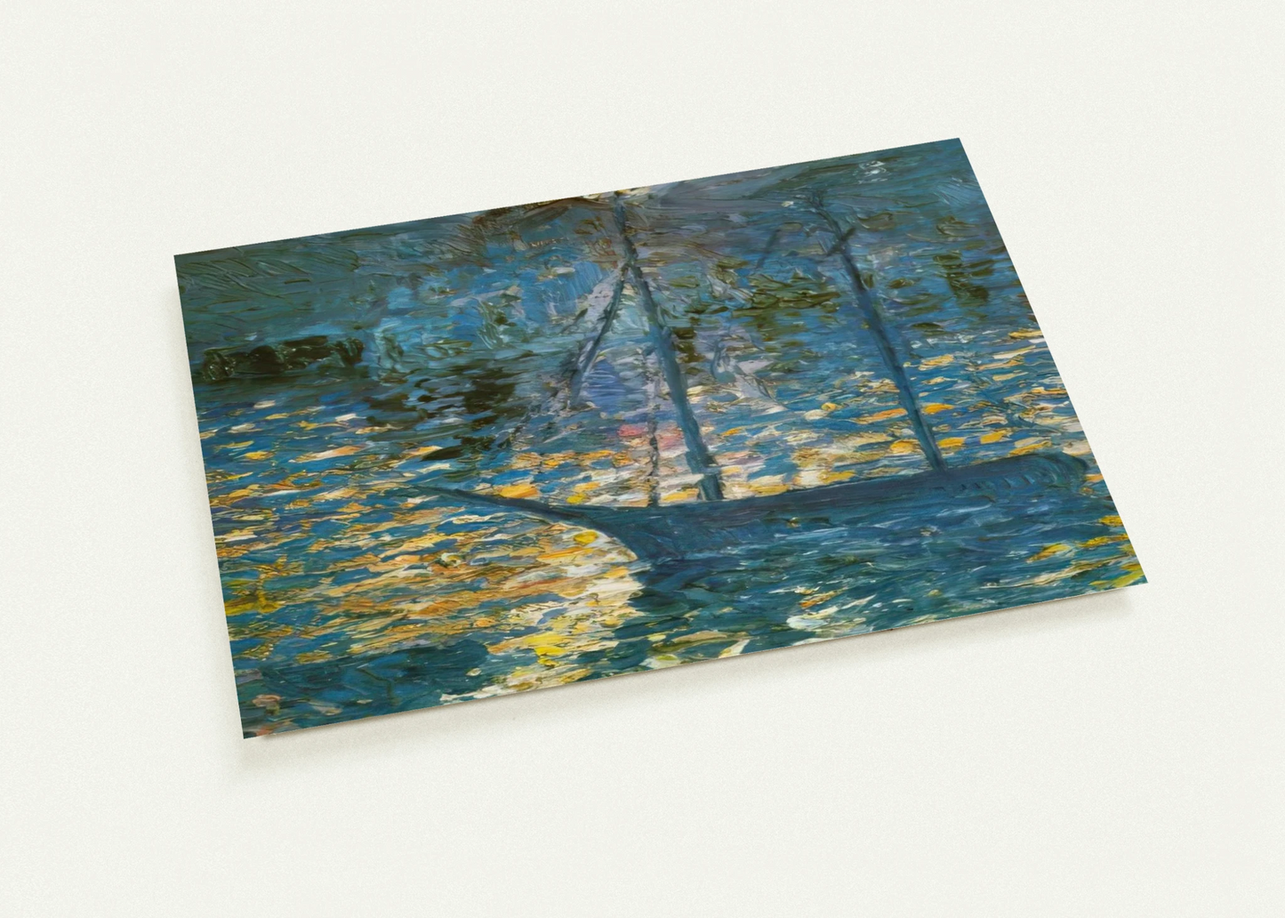 BOAT By Salvador Dali Pack of 10 Post Cards | Salvador Dali Post Cards | A6 (10.5 x 14.8 cm) - 4.1 x 5.8 inches