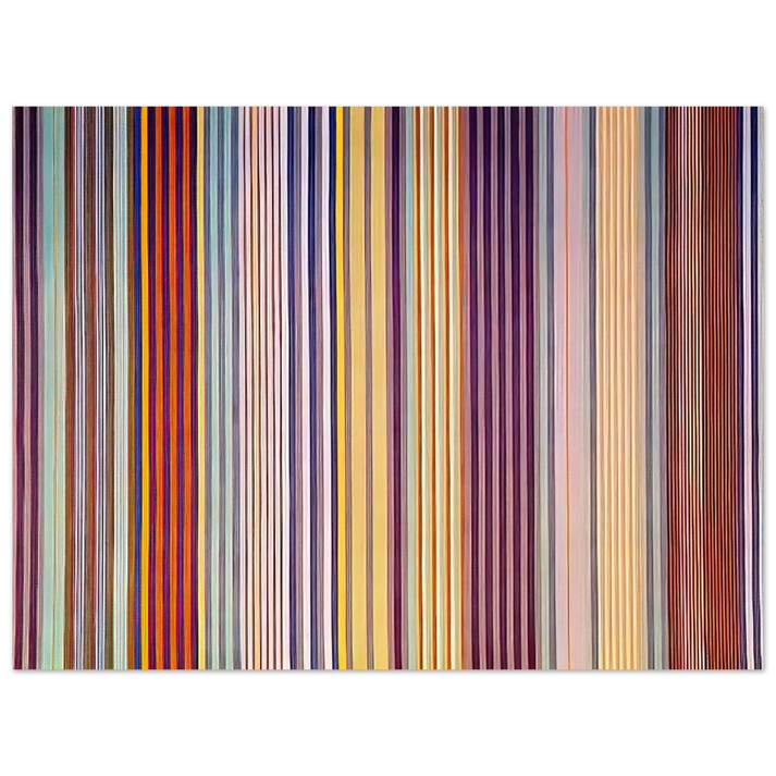Gene Davis - Royal Veil - 1971 75x100 cm / 30x40inches Fine Art Poster