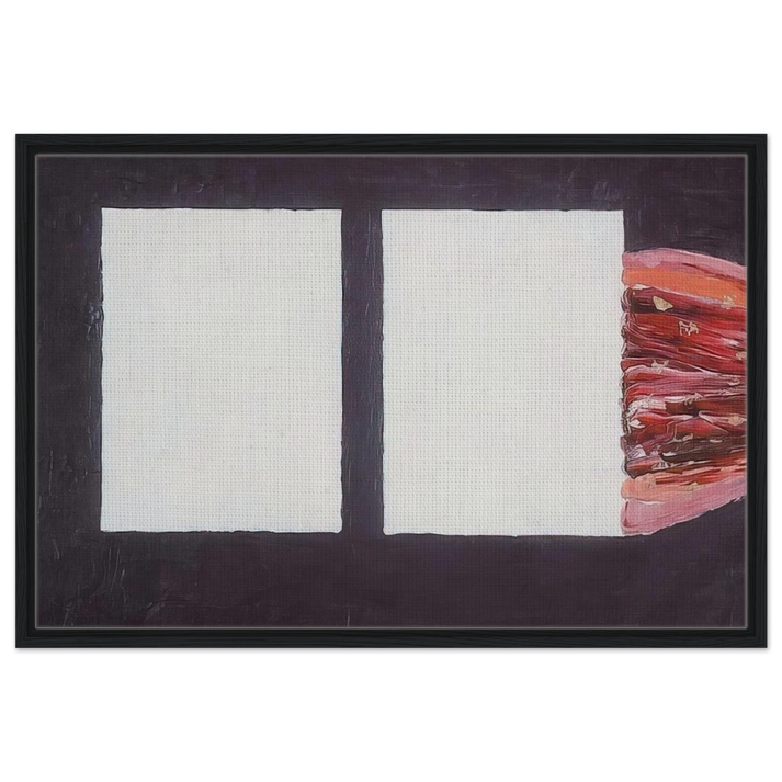 Untitled No 12a - 1957 - Forrest Bess Framed Canvas Print