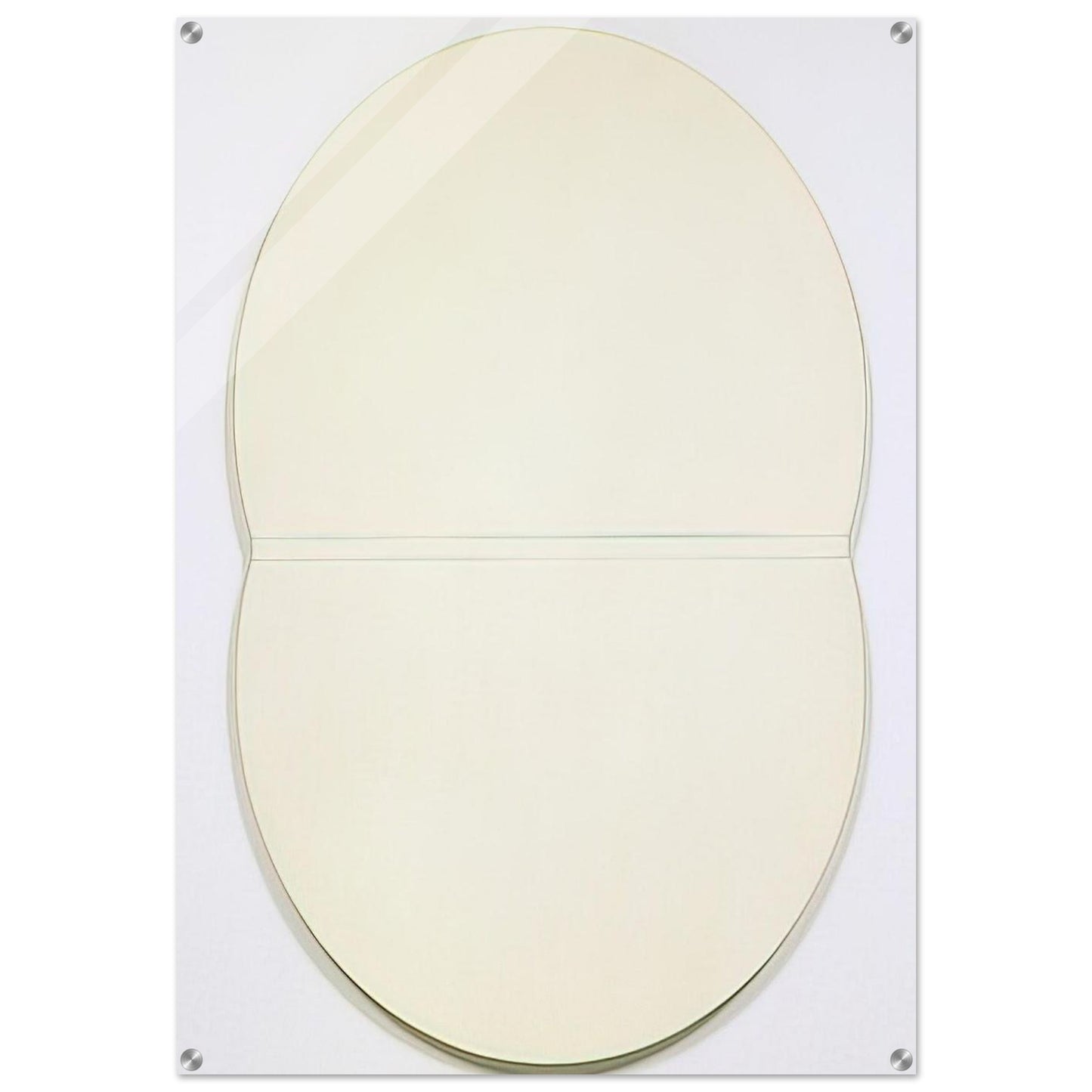 White Plaque. Bridge Arch and Reflection - Ellsworth Kelly Acrylic Print - 70x100 cm / 28x40″ inches | Ellsworth Kelly Wall Art | Ellsworth Kelly Prints