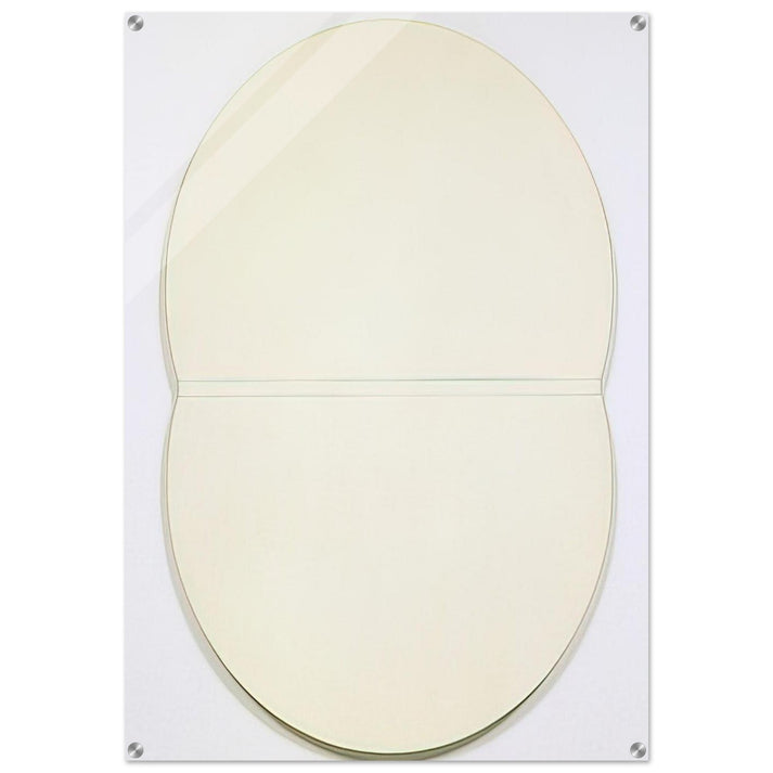 White Plaque. Bridge Arch and Reflection - Ellsworth Kelly Acrylic Print - 70x100 cm / 28x40″ inches | Ellsworth Kelly Wall Art | Ellsworth Kelly Prints