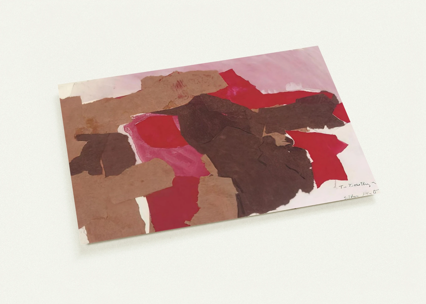 COMSTOCK 1962 By Esteban Vicente Pack of 10 Post Cards | Esteban Vicente Post Cards | A6 (10.5 x 14.8 cm) - 4.1 x 5.8 inches