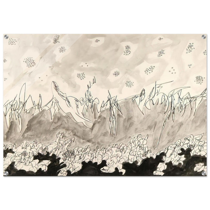 Seascape - 1952 - Gene Davis Acrylic Print - 70x100 cm / 28x40″ inches