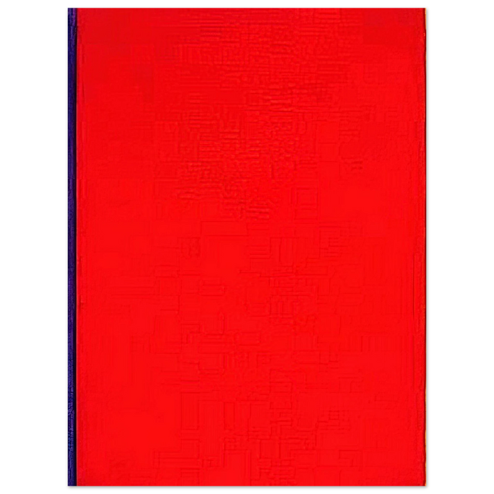 Barnett Newman - Who's Afraid of Red, Yellow, and Blue I 75x100 cm / 30x40inches Fine Art Poster