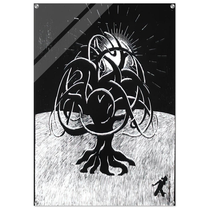TWON TREE - MC Escher Acrylic Print - 70x100 cm / 28x40″ inches | Maurits Cornelis Escher Prints