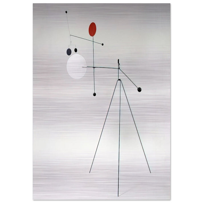 UNTITLED 1934 - Alexander Calder Brushed Aluminum Print - 70x100 cm / 28x40 inches | Alexander Calder Aluminum Print | Alexander Calder Prints