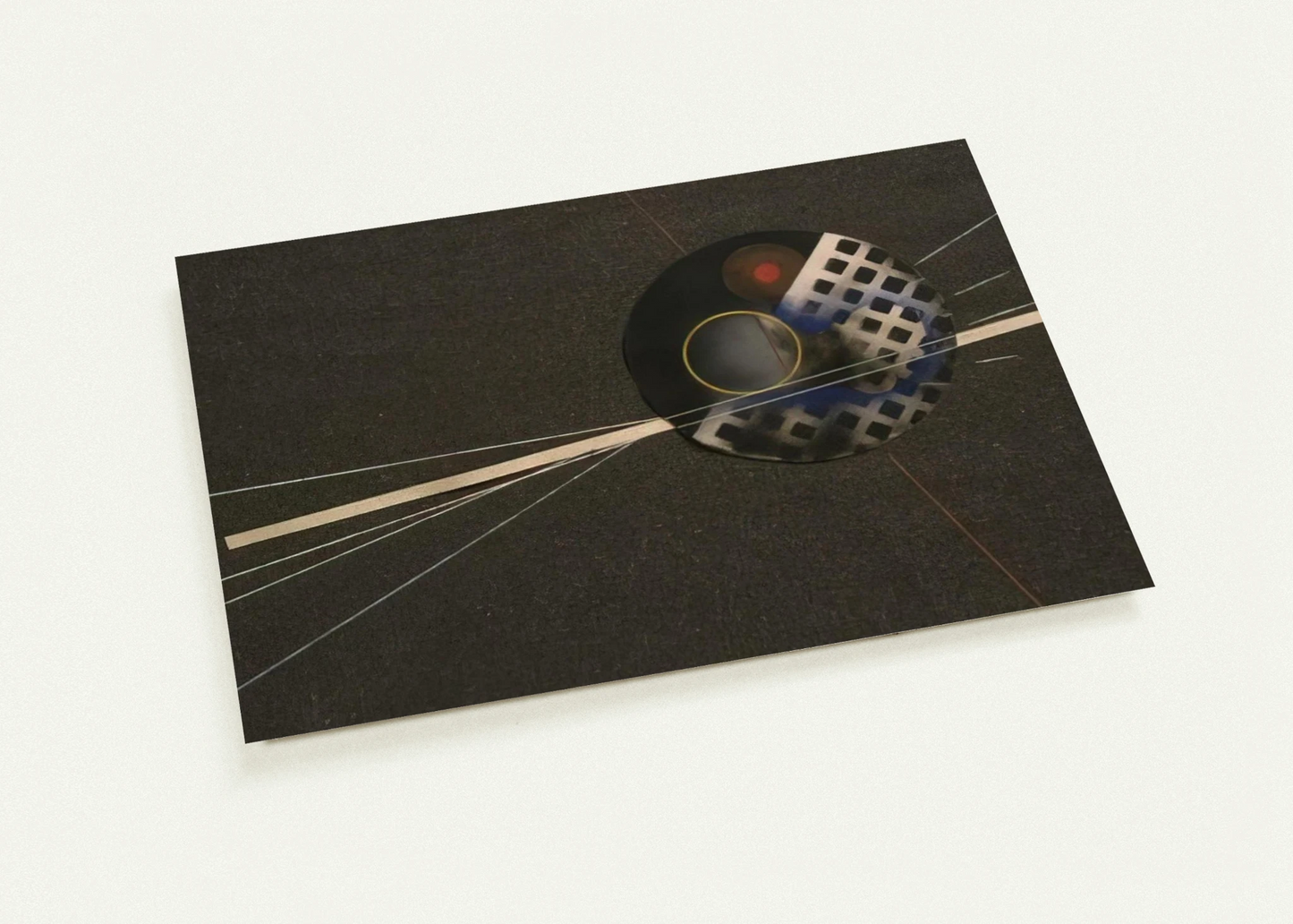 Emery Paper collage By Laszlo Moholy-Nagy Pack of 10 Post Cards | Laszlo Moholy-Nagy Post Cards | A6 (10.5 x 14.8 cm) - 4.1 x 5.8 inches