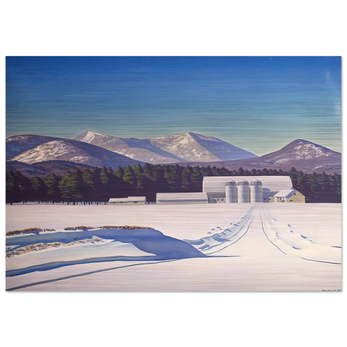 Road to Asgaard Adirondack - Rockwell Kent Brushed Aluminum Print - 70x100 cm / 28x40 inches | Rockwell Kent Aluminum Print | Rockwell Kent Prints