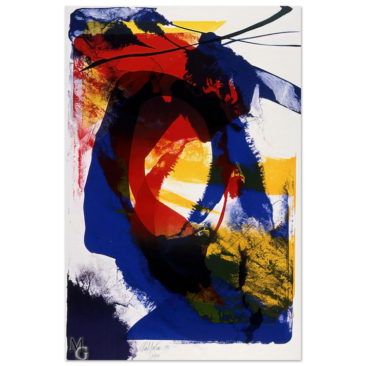 Distance Finding Mozart - 1992 - Paul Jenkins Art Prints - 100x150 cm / 40x60″ inches | Paul Jenkins Poster | Paul Jenkins Prints
