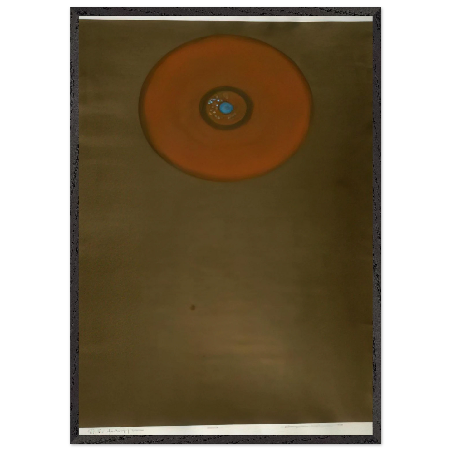 Gathering of Circles - 1964 - Hiroyuki Tajima 70x100 cm / 28x40 inches Framed Art Print – Black Wooden Frame
