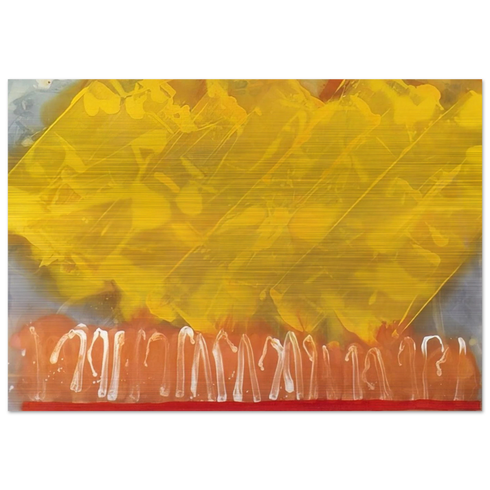 Cathay - 1979 - Albert Irvin Brushed Aluminum Print - 70x100 cm / 28x40 inches | Albert Irvin Aluminum Print | Albert Irvin Prints