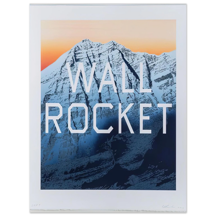 Edward Ruscha - WALL ROCKET 2013 75x100 cm / 30x40inches Fine Art Poster