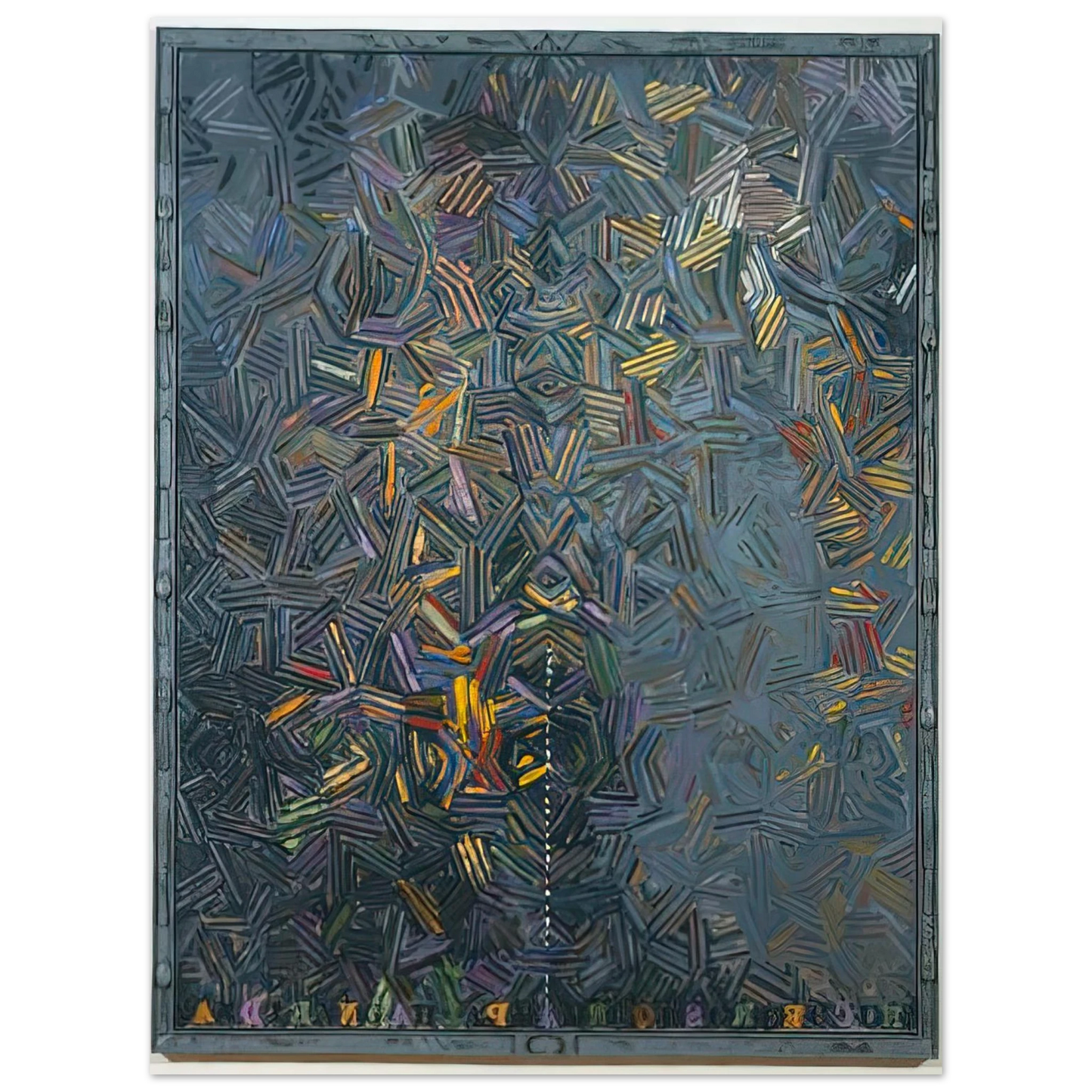 Jasper Johns - DANCERS ON A PLANE 1981 75x100 cm / 30x40inches Fine Art Poster