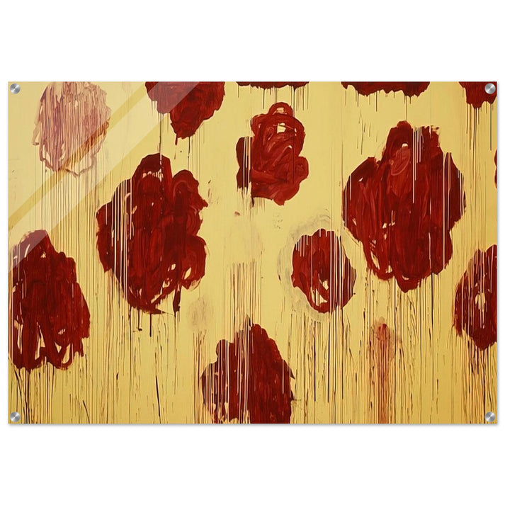 Untitled, Blooming, A Scattering of Blossoms & Other Things - Cy Twombly Acrylic Print - 70x100 cm / 28x40″ inches | Cy Twombly Wall Art | Cy Twombly Prints