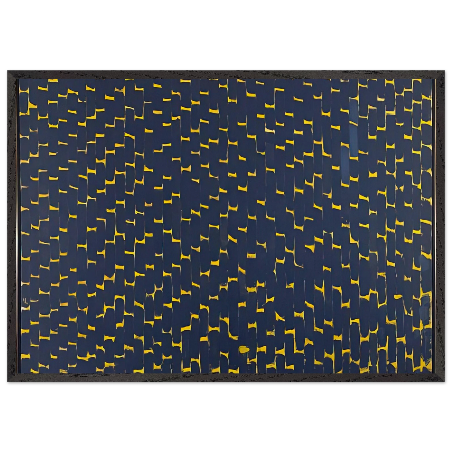 LATE NIGHT REFLECTIONS 1972 - Alma Woodsey Thomas 70x100 cm / 28x40 inches Framed Art Print – Black Wooden Frame