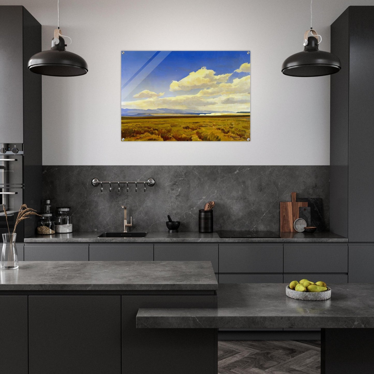 WIND OF WYOMING 1936 - Maynard Dixon Acrylic Print - 70x100 cm / 28x40″ inches | Maynard Dixon Wall Art | Maynard Dixon Prints