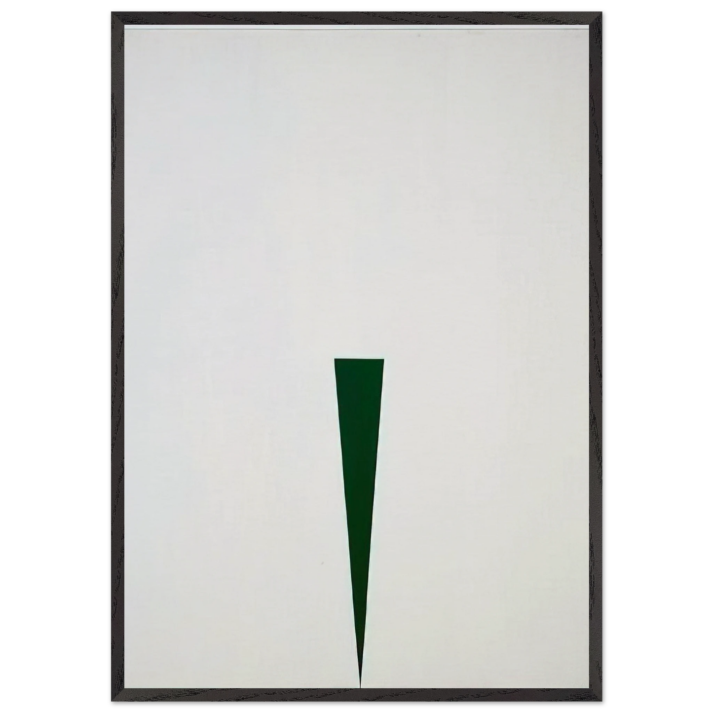 Blanco y Verde - 1966 - Carmen Herrera 70x100 cm / 28x40 inches Framed Art Print – Black Wooden Frame