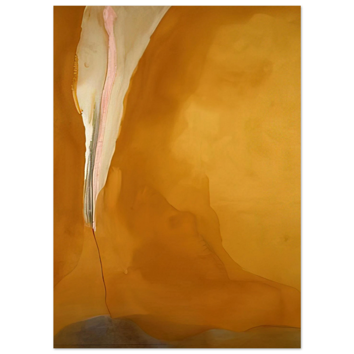 Helen Frankenthaler - Coral Wedge - 1972 Wall art - 20x25 cm / 8x10 inches - Premium Wooden Framed Poster With Fine Art Paper-canvas - Wood frame
