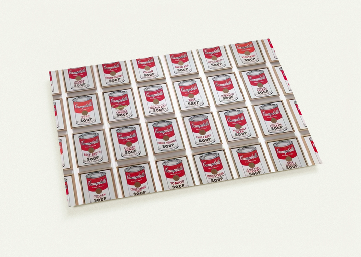 Campbell's Soup Cans By Andy Warhol Pack of 10 Post Cards | Andy Warhol Post Cards | A6 (10.5 x 14.8 cm) - 4.1 x 5.8 inches