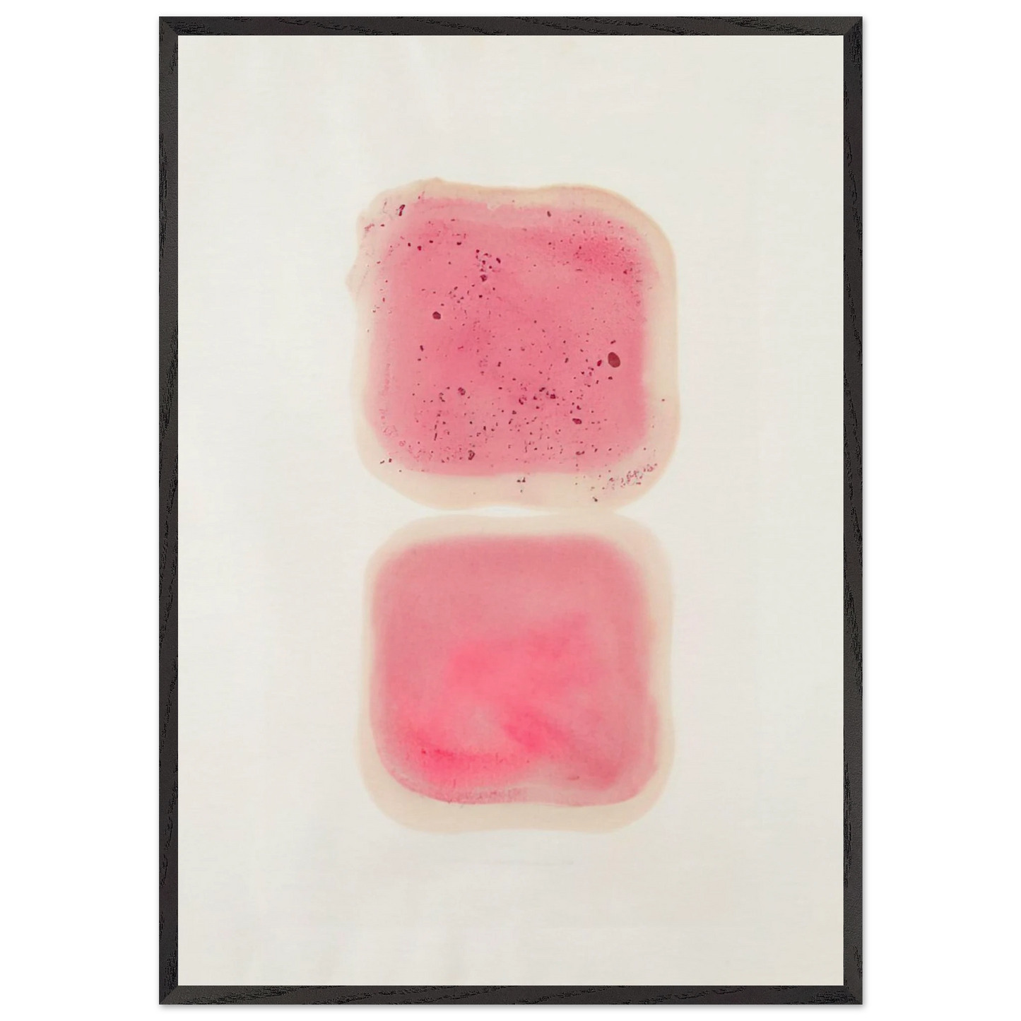 UNTITLED 1964 1 N2 - Gotthard Graubner 70x100 cm / 28x40 inches Framed Art Print – Black Wooden Frame