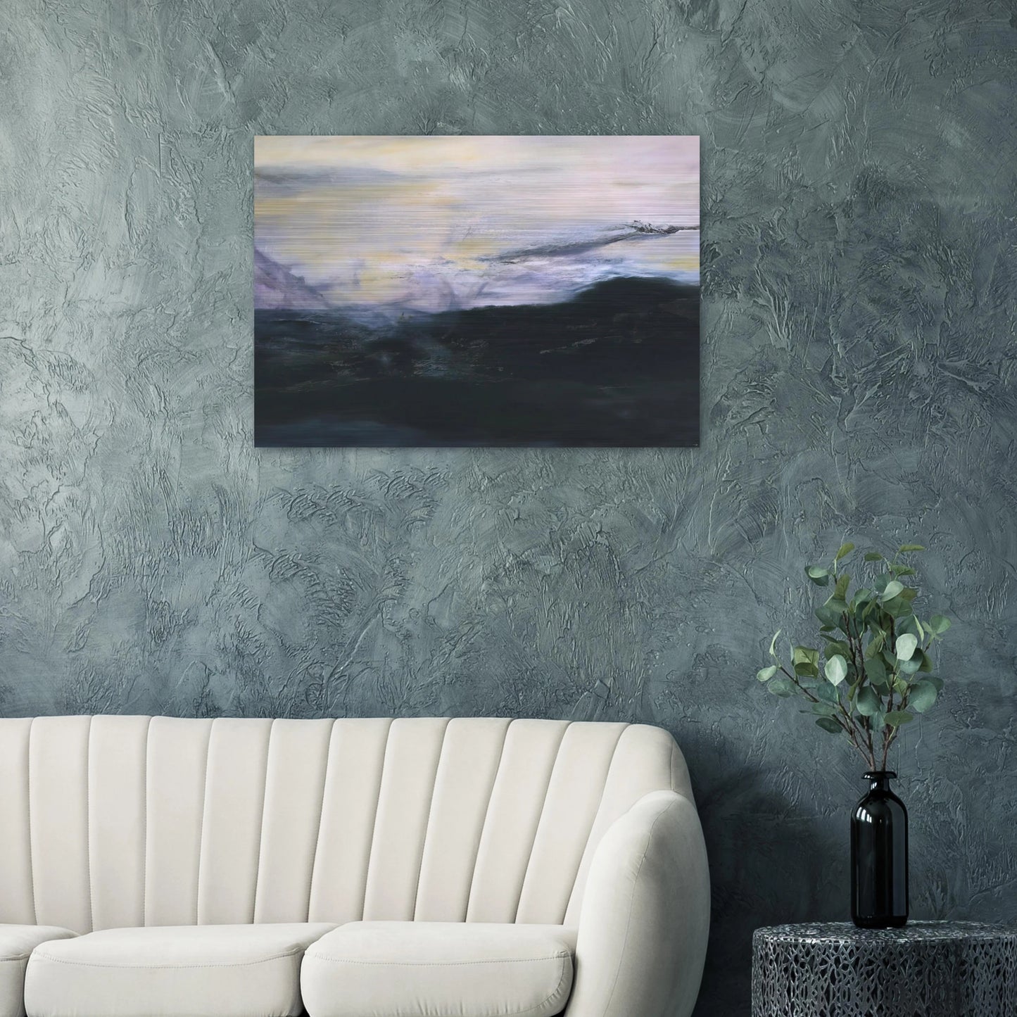 15 02 2001 2001 - Zao Wou-Ki Brushed Aluminum Print - 70x100 cm / 28x40 inches | Zao Wou-Ki Aluminum Print | Zao Wou-Ki Prints