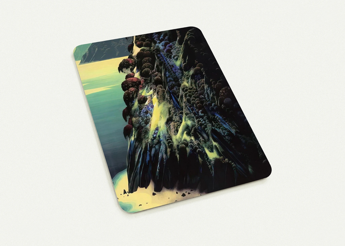 Big Sur Poem By Eyvind Earle Pack of 10 Post Cards | Eyvind Earle Post Cards | A6 (10.5 x 14.8 cm) - 4.1 x 5.8 inches