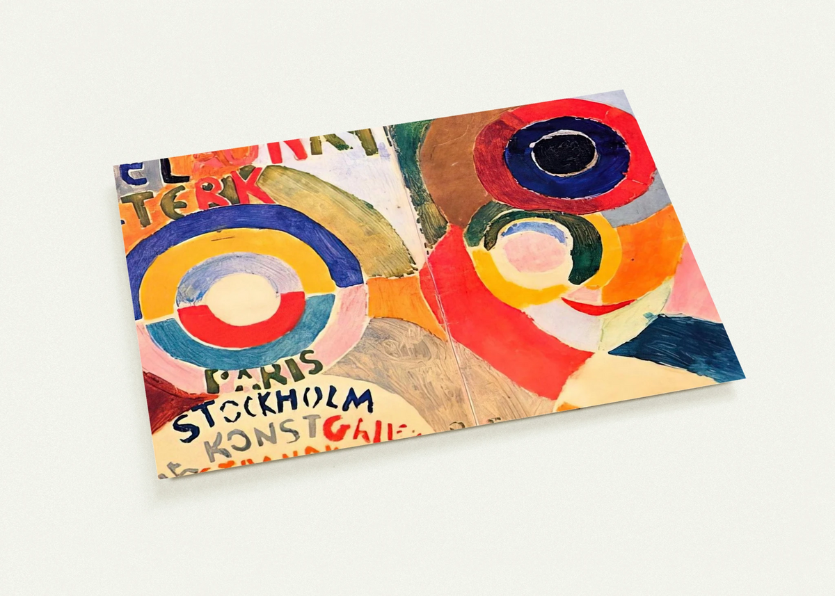 MODERNISM By Sonia Delaunay Pack of 10 Post Cards | Sonia Delaunay Post Cards | A6 (10.5 x 14.8 cm) - 4.1 x 5.8 inches