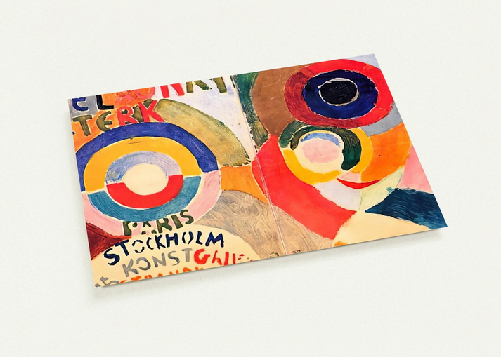 MODERNISM By Sonia Delaunay Pack of 10 Post Cards | Sonia Delaunay Post Cards | A6 (10.5 x 14.8 cm) - 4.1 x 5.8 inches