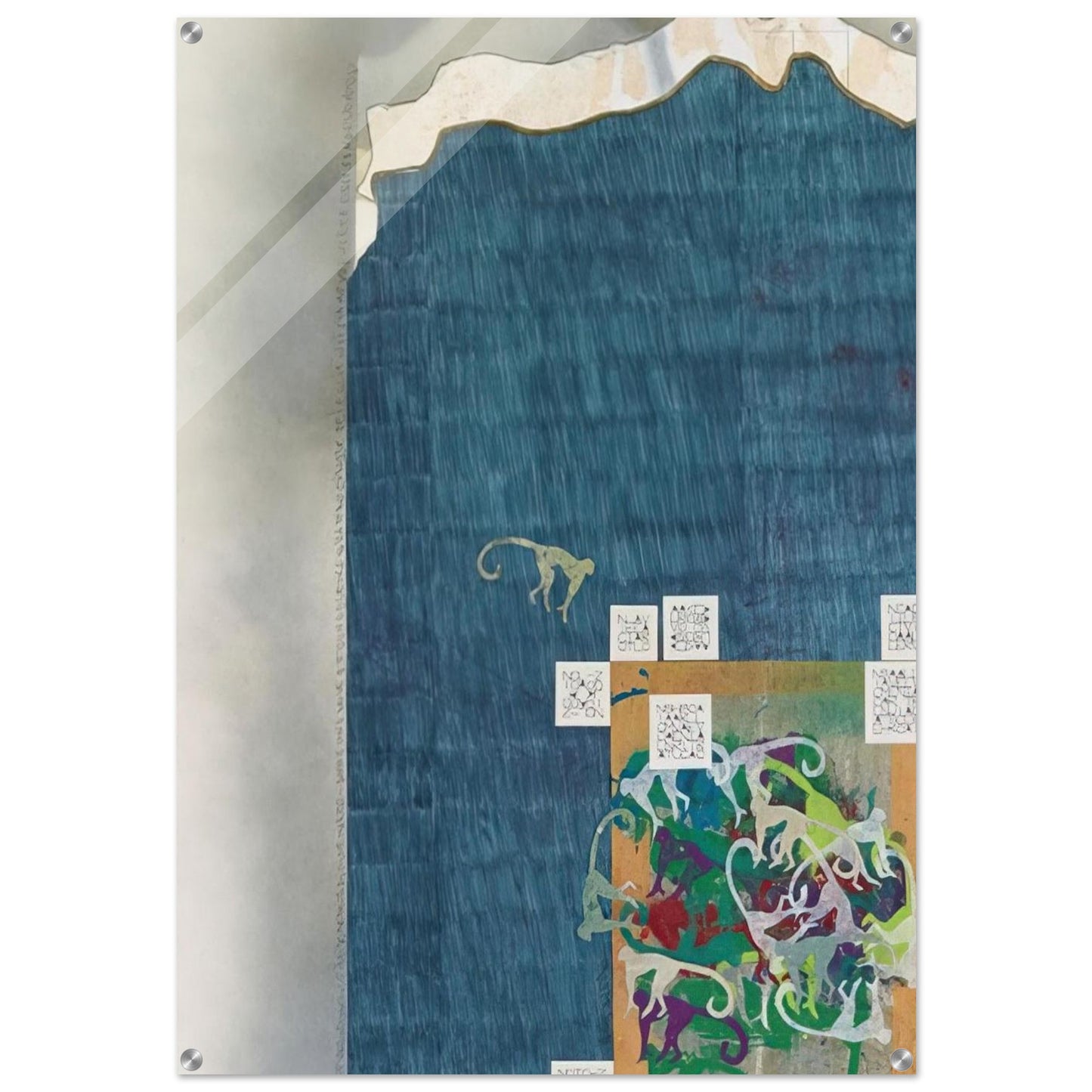 UNTITLED - Alighiero Boetti Acrylic Print - 70x100 cm / 28x40″ inches
