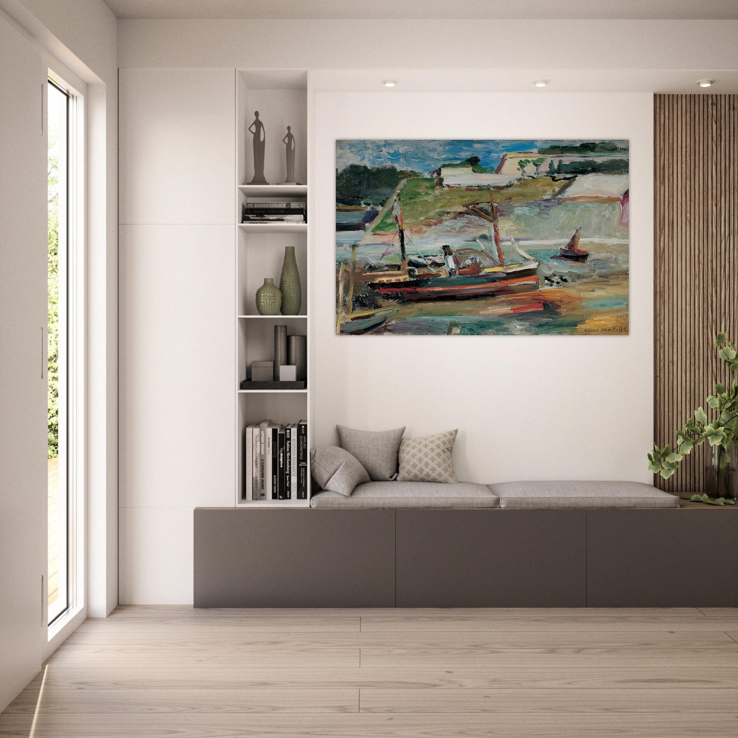 BELLE ILE LE PORT DE PALAIS 1896 - Henri Matisse Art Prints - 100x150 cm / 40x60″ inches | Henri Matisse Poster | Henri Matisse Prints