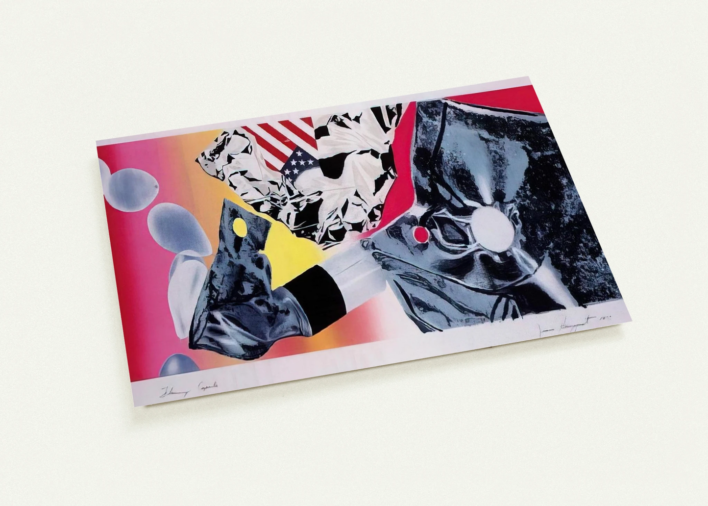 Flamingo Capsule By James Rosenquist Pack of 10 Post Cards | James Rosenquist Post Cards | A6 (10.5 x 14.8 cm) - 4.1 x 5.8 inches