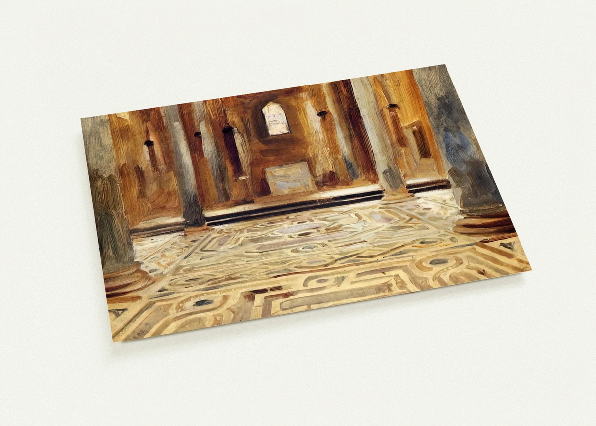 A Mosque, Cairo By John Singer Sargent Pack of 10 Post Cards | John Singer Sargent Post Cards | A6 (10.5 x 14.8 cm) - 4.1 x 5.8 inches