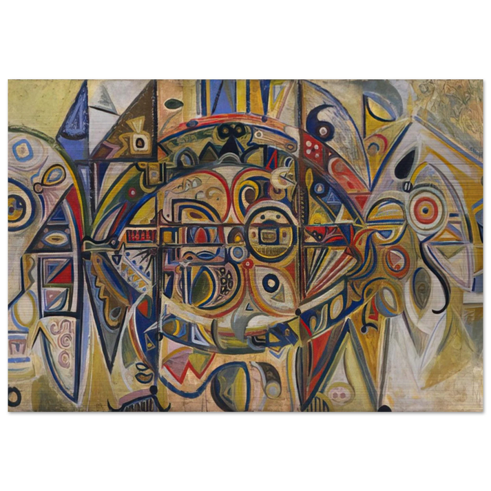 Desert - Richard Pousette-Dart Brushed Aluminum Print - 70x100 cm / 28x40 inches | Richard Pousette-Dart Aluminum Print | Richard Pousette-Dart Prints