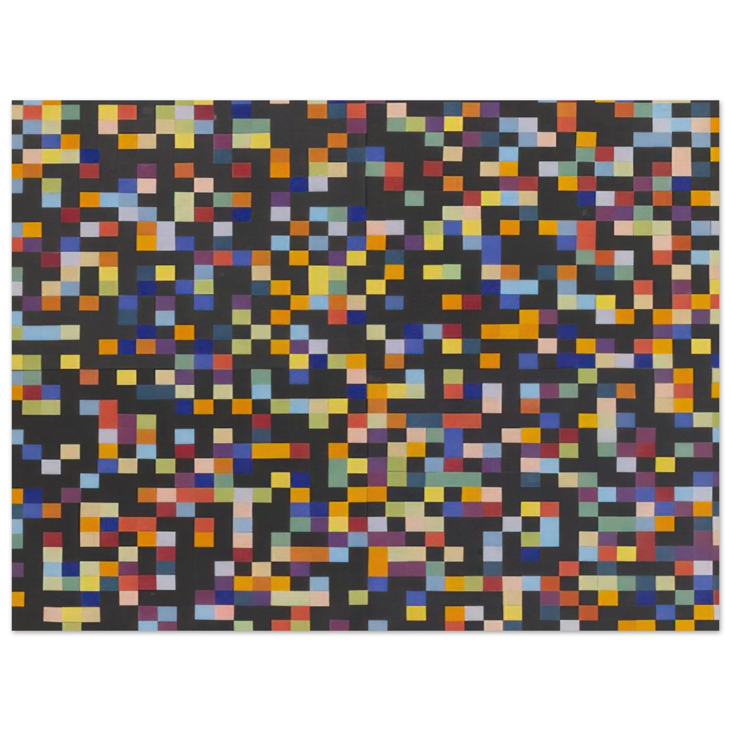 Ellsworth Kelly - Spectrum Colors Arranged by Chance VI 75x100 cm / 30x40inches Fine Art Poster