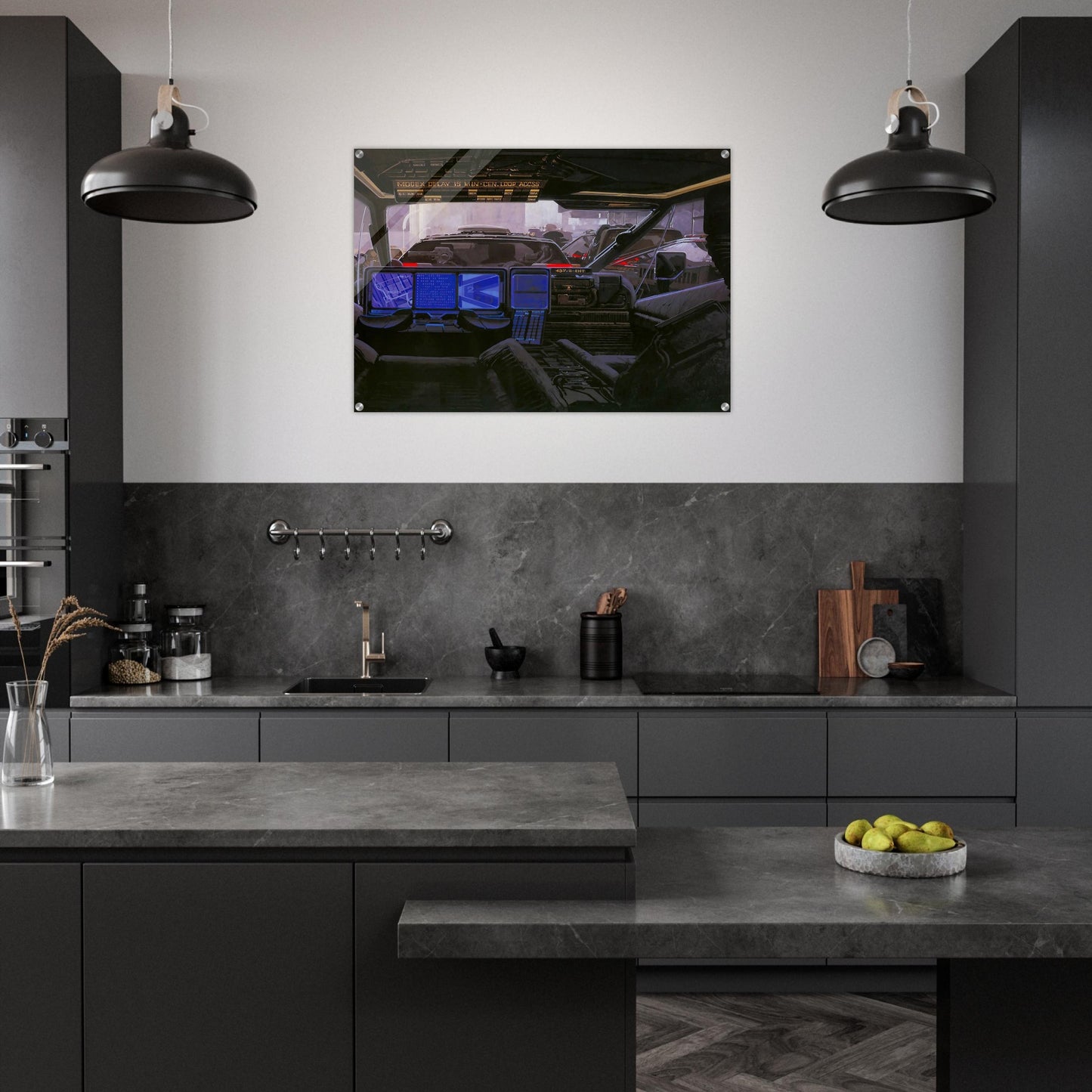 Syd Mead - Syd Mead Acrylic Print - 70x100 cm / 28x40″ inches