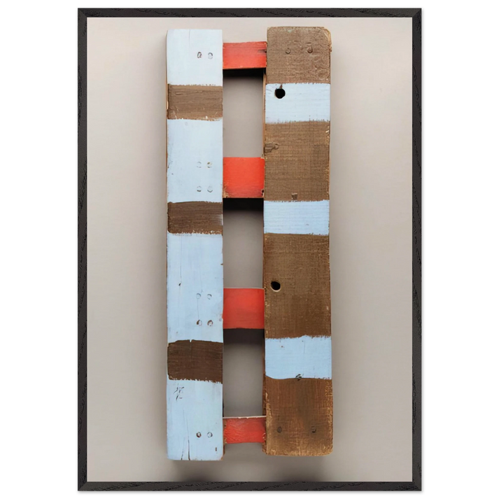 Ladder - 1968 - Betty Parsons 70x100 cm / 28x40 inches Framed Art Print – Black Wooden Frame