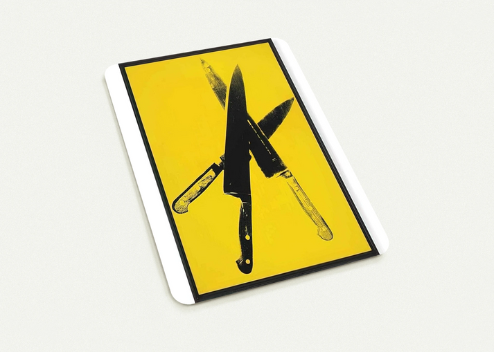 Knives By Andy Warhol Pack of 10 Post Cards | Andy Warhol Post Cards | A6 (10.5 x 14.8 cm) - 4.1 x 5.8 inches