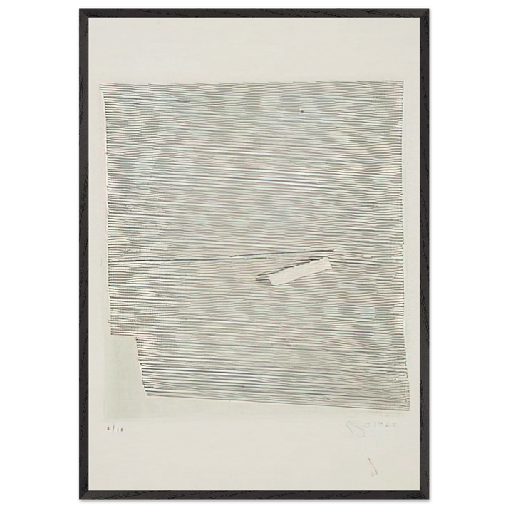 Balance - 1960 - Gego 70x100 cm / 28x40 inches Framed Art Print – Black Wooden Frame