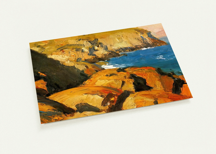 Blackhead, Monhegan By Edward Hopper Pack of 10 Post Cards | Edward Hopper Post Cards | A6 (10.5 x 14.8 cm) - 4.1 x 5.8 inches