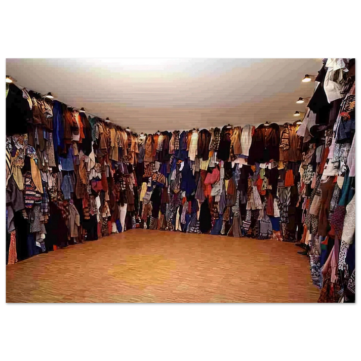 RESERVE 1990 - Christian Boltanski Brushed Aluminum Print - 70x100 cm / 28x40 inches | Christian Boltanski Aluminum Print | Christian Boltanski Prints