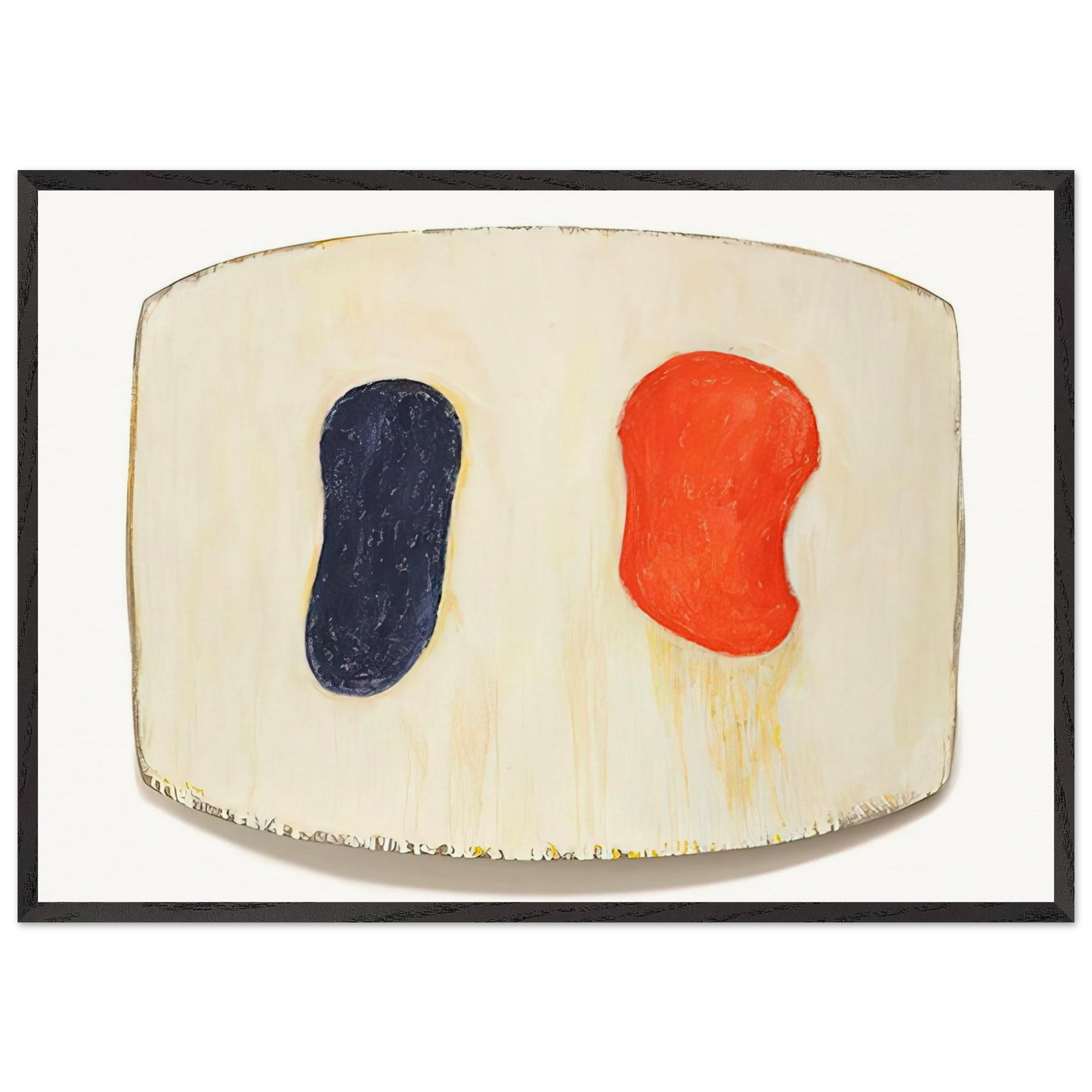 La Piva - 2012 - Ron Gorchov 70x100 cm / 28x40 inches Framed Art Print – Black Wooden Frame