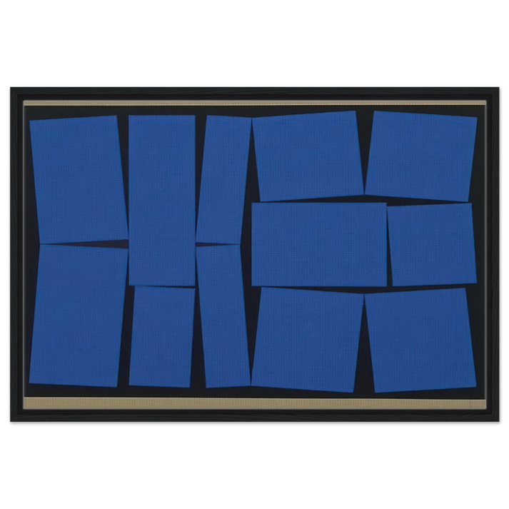 Metaesquema 19 - 1958 - Helio Oiticica Framed Canvas Print