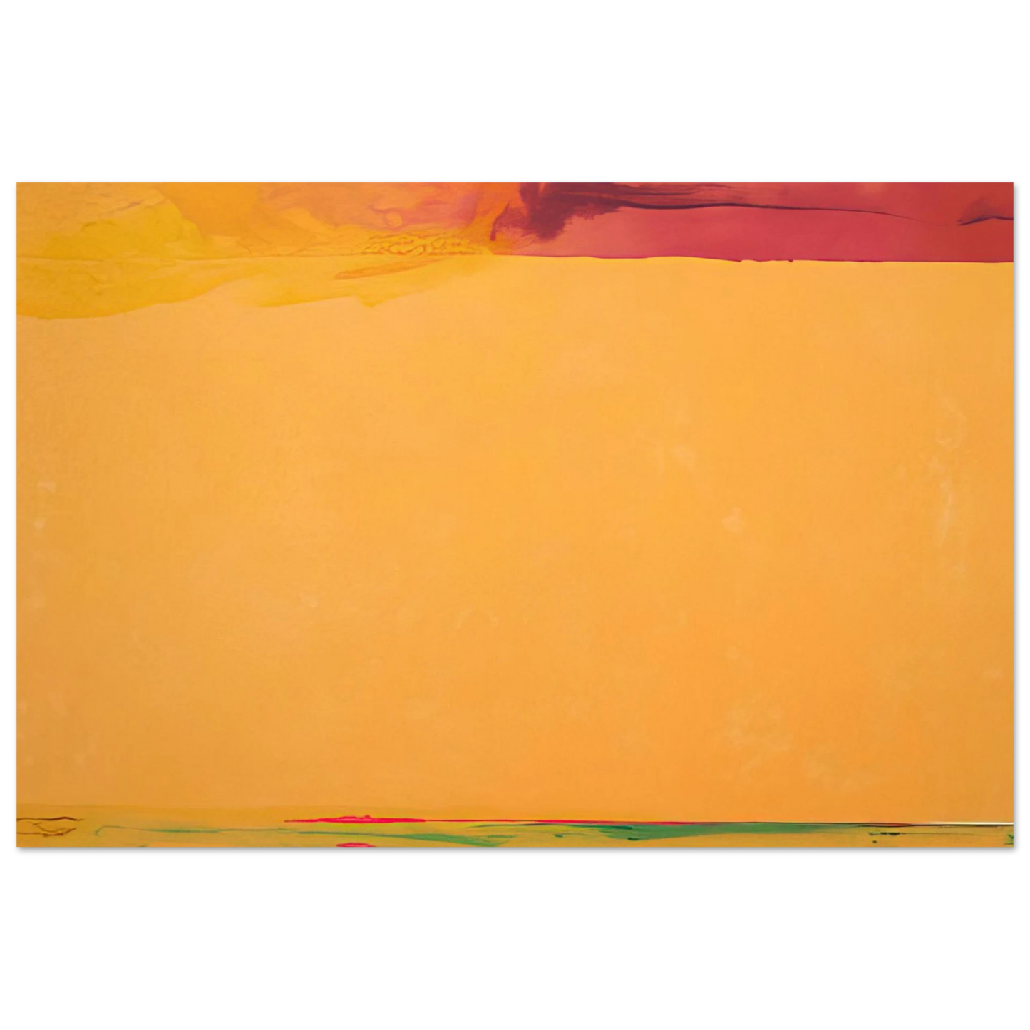 Helen Frankenthaler - Southern Exposure - 2005 Wall art - A3 (29.7 x 42 cm) - Premium Wooden Framed Poster With Fine Art Paper-canvas - Wood frame