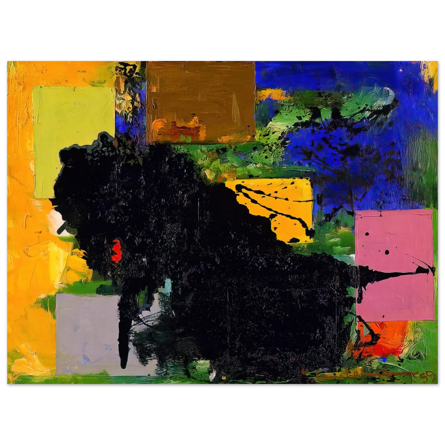Hans Hofmann - The Vanquished 75x100 cm / 30x40inches Fine Art Poster