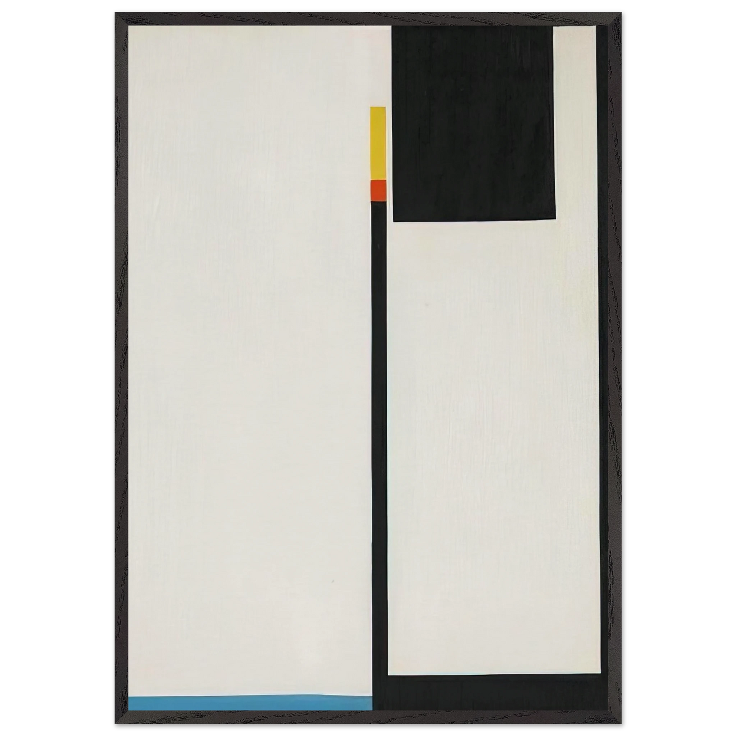 Untitled - 1951 N3 - Bruno Munari 70x100 cm / 28x40 inches Framed Art Print – Black Wooden Frame