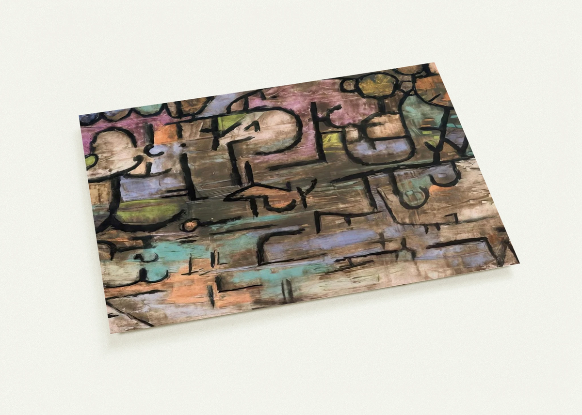 AFTER THE FLOODS 1936 By Paul Klee Pack of 10 Post Cards | Paul Klee Post Cards | A6 (10.5 x 14.8 cm) - 4.1 x 5.8 inches