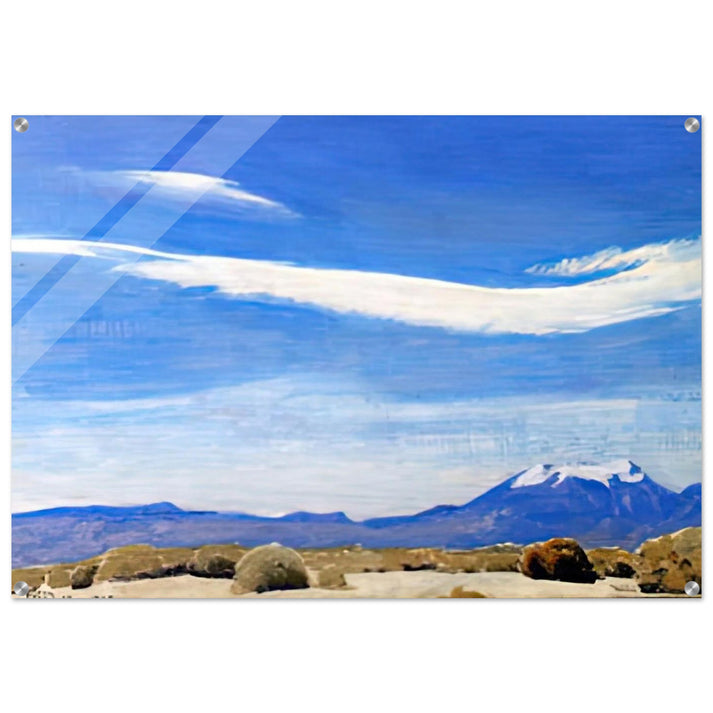 THE CLOUD COACHELLA VALLEY CALIFORNIA 1940 - Maynard Dixon Acrylic Print - 70x100 cm / 28x40″ inches | Maynard Dixon Wall Art | Maynard Dixon Prints